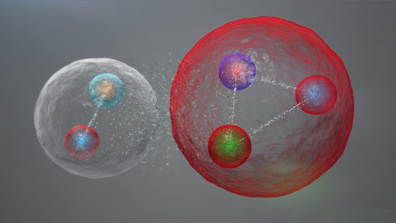 Illustration for article titled El LHC descubre un nuevo tipo de partícula subatómica: el Pentaquark